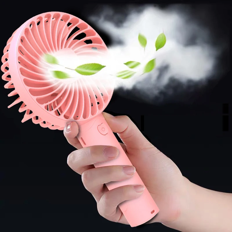 

USB Rechargeable Mini Handheld Fan Outdoor Portable Mini Fan Creative Desktop Office Mute Charging Handheld Fan