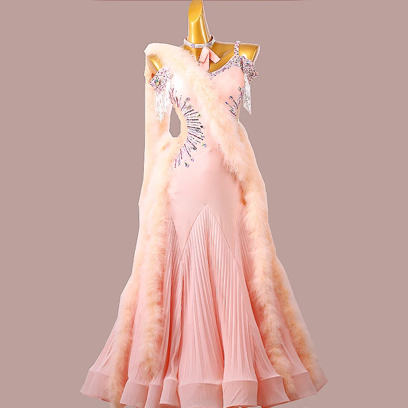 Женские танцевальные костюмы платье для вальса танцевальная одежда