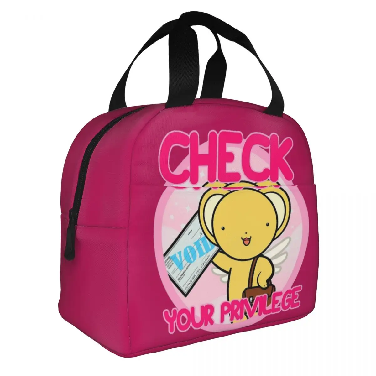 Брелок Cardcaptor Sakura Kero говорит что проверили изолированная сумка для ланча