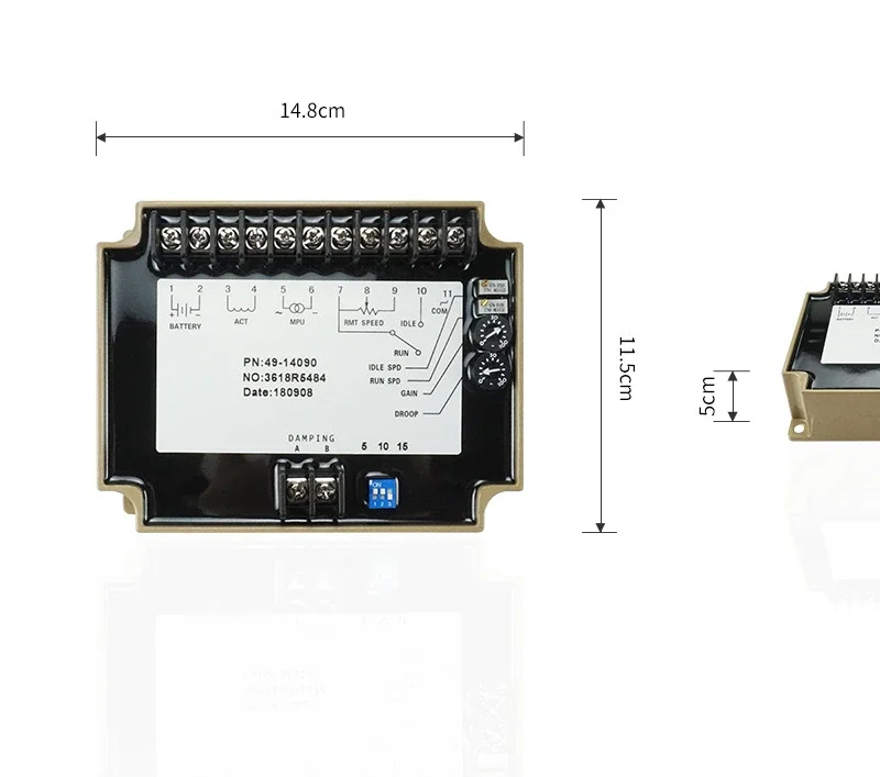 Электронный контроллер скорости генератора 4914090