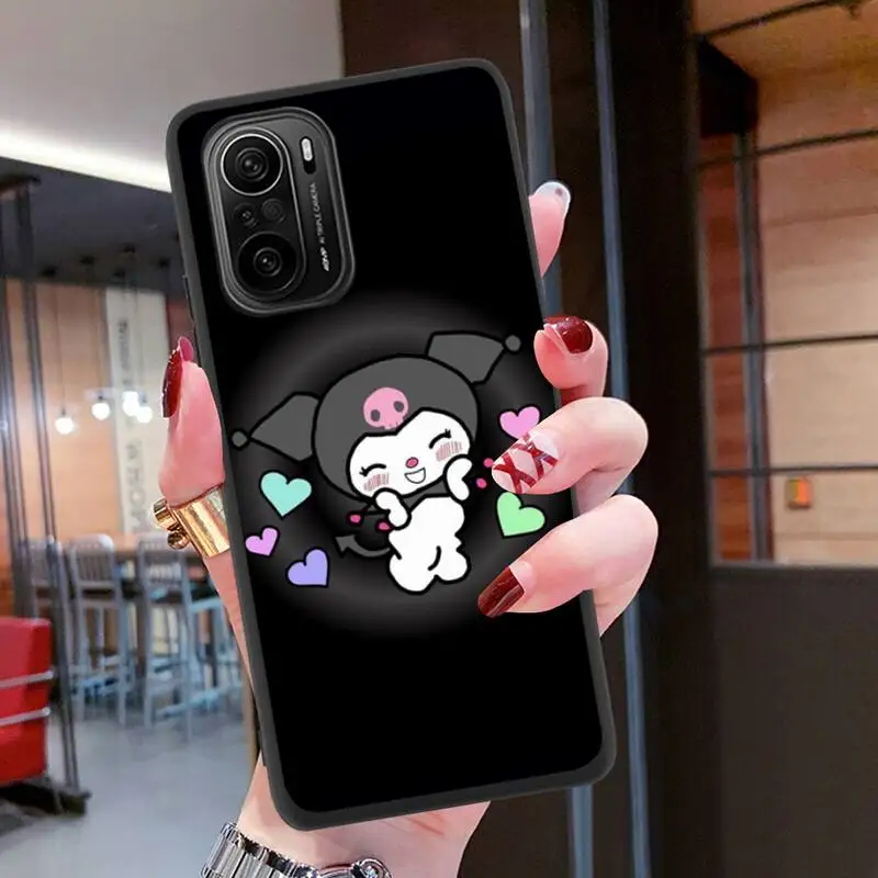 Милый мультяшный чехол для телефона Kuromi силиконовый мягкий Redmi 9A 8A Note 11 10 9 8 8T K20 K30
