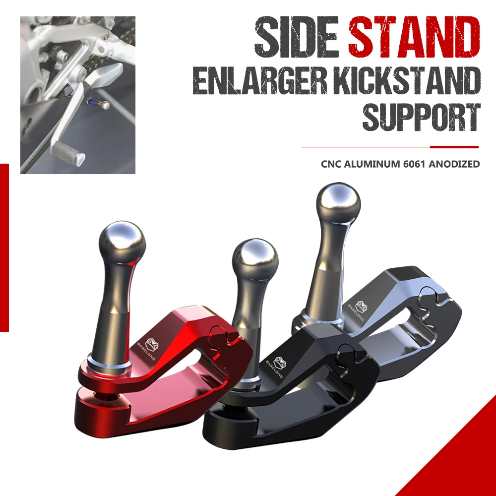 

Kickstand Nose Motorcycle Side Stand Extension Kit Foot Pedal Assistant Tool Support For Ducati Panigale V2 2020-2021-2022-2023