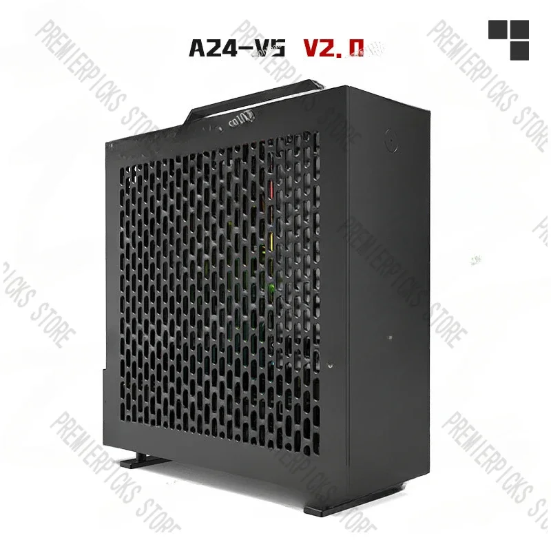 В наличии Lzd Mini A24-V5 2.0 Двойной слот с одним дисплеем 1U Блок питания ITX Шасси