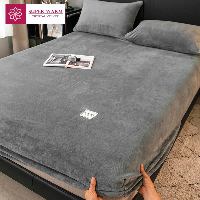 

WASART Плюшевая простыня коралловый флис двуспальная