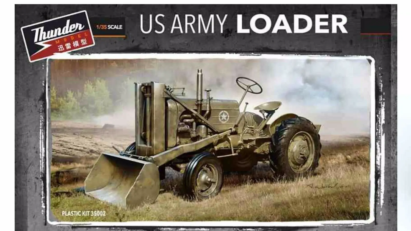 

Модель Thunder TM35002 1/35 U S, армейский трактор, фотокомплект