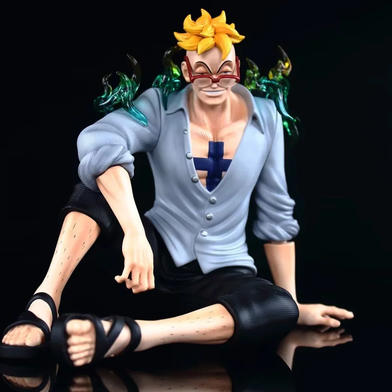 

Цельная фигурка Марко, статуя сидя, 15 см, ПВХ Модель, аниме наружная коллекция персонажей, подарок на день рождения, игрушка для детей