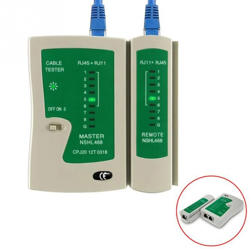 

RJ45 RJ11 RJ12 Network Cable Tester Cat5 Cat6 UTP LAN Cable Tester Networking Wire Telephone Line Detector Tracker Tool