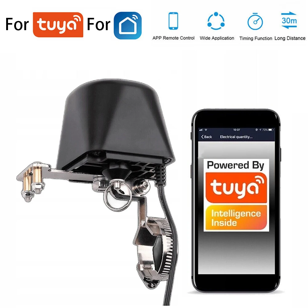 

Беспроводной пульт управления для TUYA Smart Wi-Fi, управление водяным клапаном, контроллер для выключения газа, дистанционное управление через приложение, для Tuya Smart Life