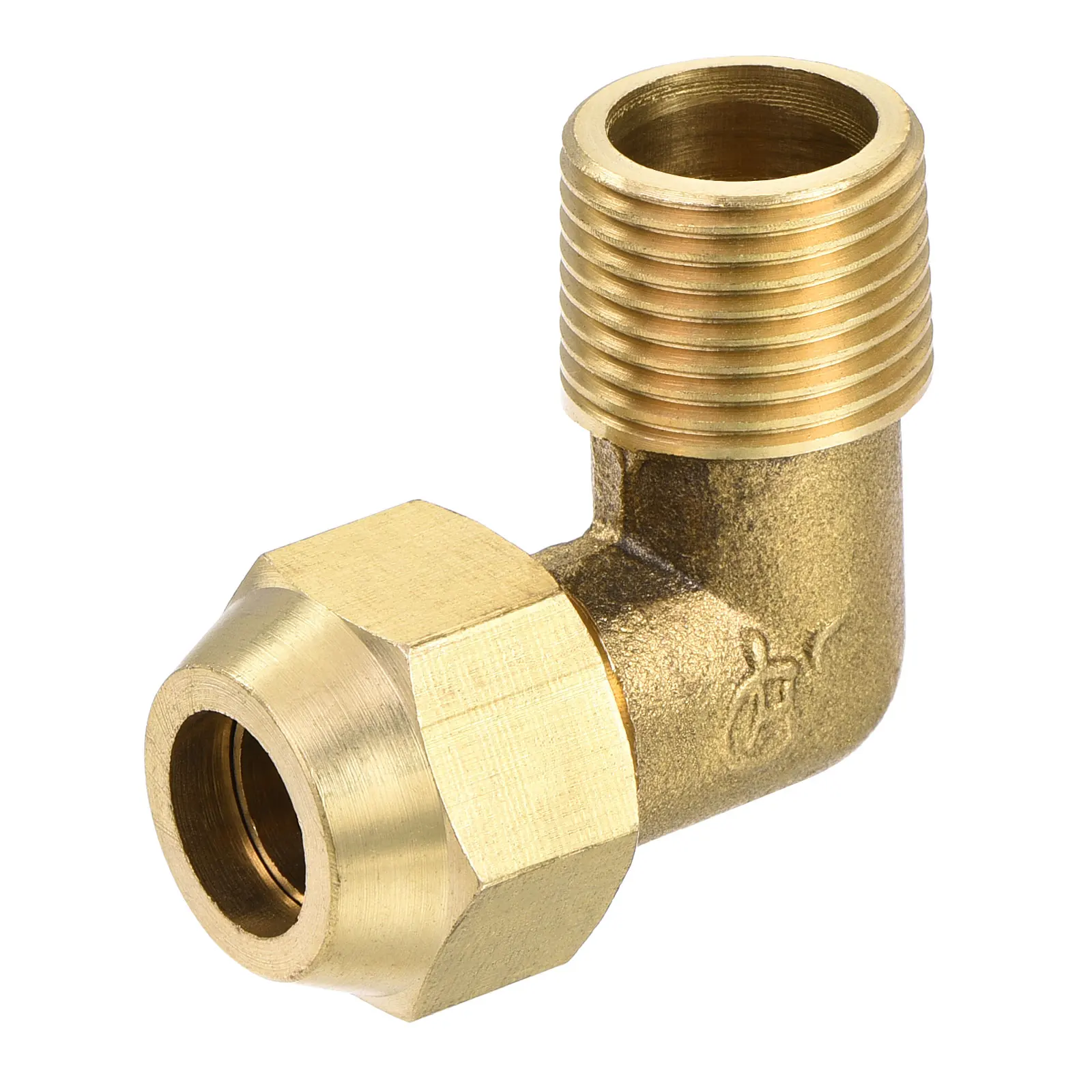 

Uxcell Brass Compression Tube Fitting 10mm Tube OD to 3/8PT Male Thread Elbow Fittings Pack of 1