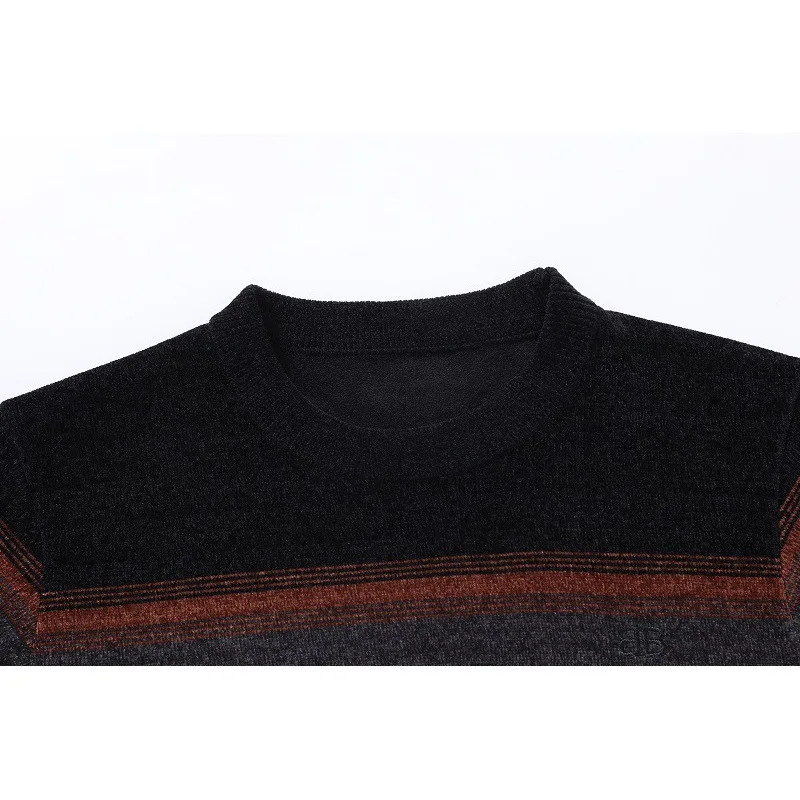 New Men's Sweater Thickened Paragraph Round Neck Pullover Casual Sweater Men's Sweater