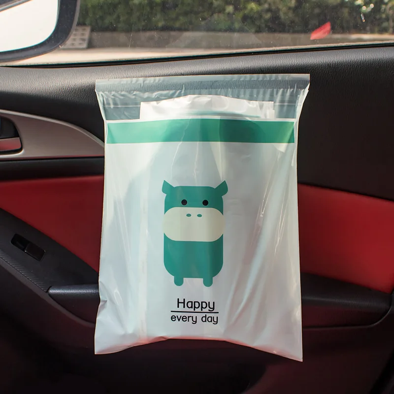 

15 Pcs Car Trash Bag Disposable Garbage Waterproof Car Trash Can Bag Stick to Anywhere Inside Your Car Bags