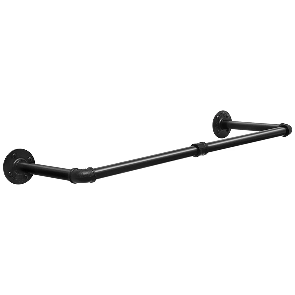 

Wall Mounted Clothes Rail Detachable Clothes Rack Industrial Design Pipe Clothes Rack Wall Hanger for Clothes Storage