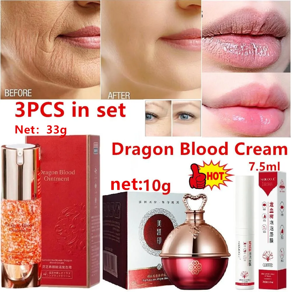 

Set Royal Dragon's Blood Balm Placenta Kirin Rejuvenation Dragon Blood Repairs Cream Repair Skin Without Greasy Face Cream