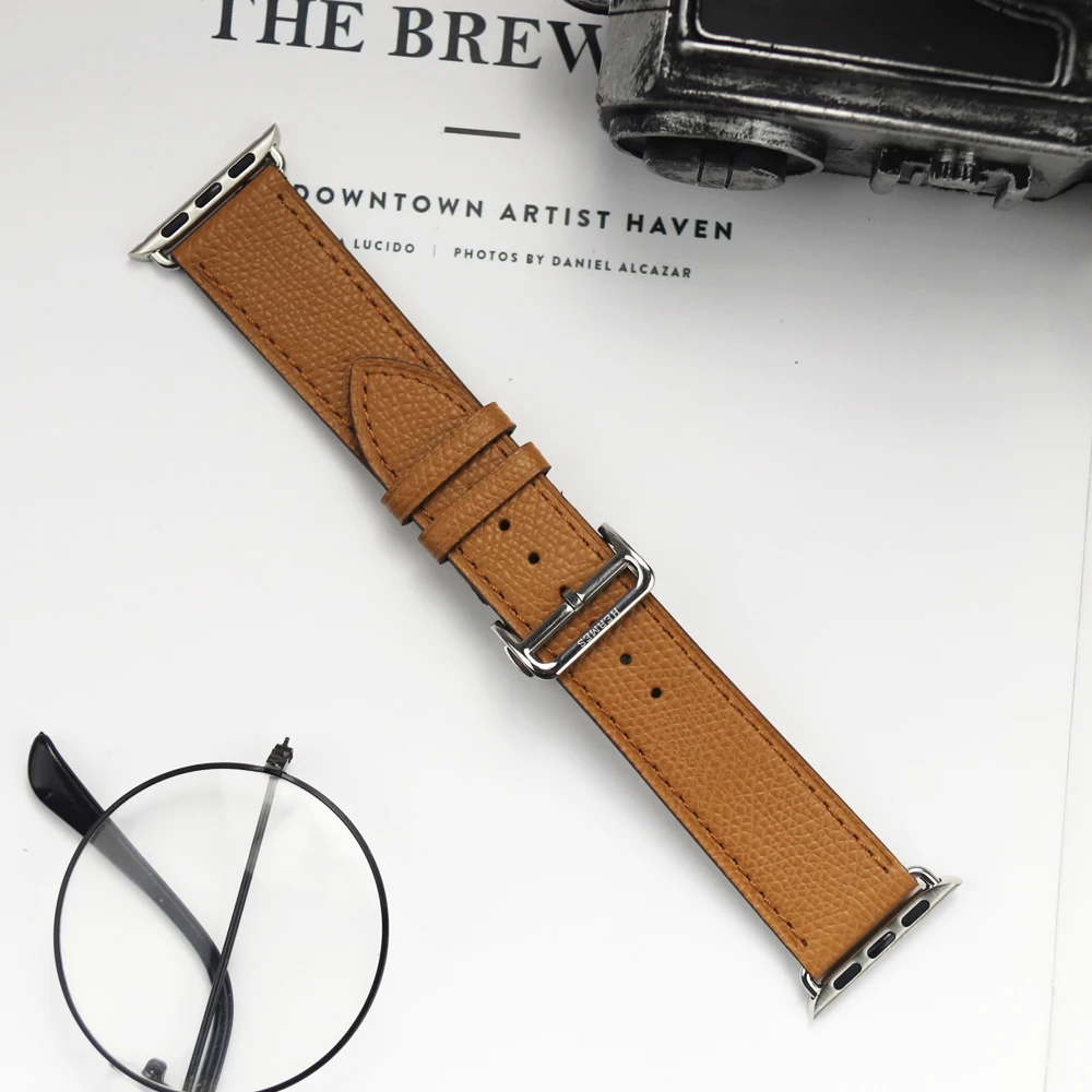 Bracelet for Apple Watch Ultra Band 44mm 49 40 45 41 42 38mm Genuine Leather Correa Apple Watch Strap 8 7 6 5 4 3 SE for iWatch