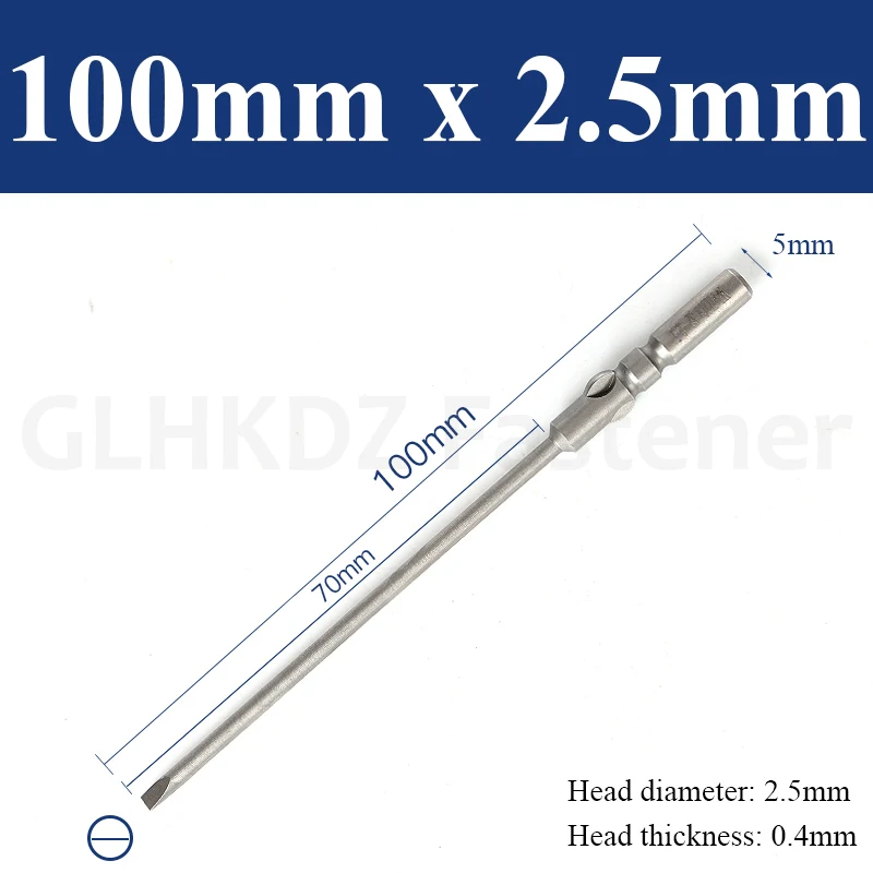 

GooBetter электрическая шлицевая отвертка 801 1,6-5,0 мм стальная