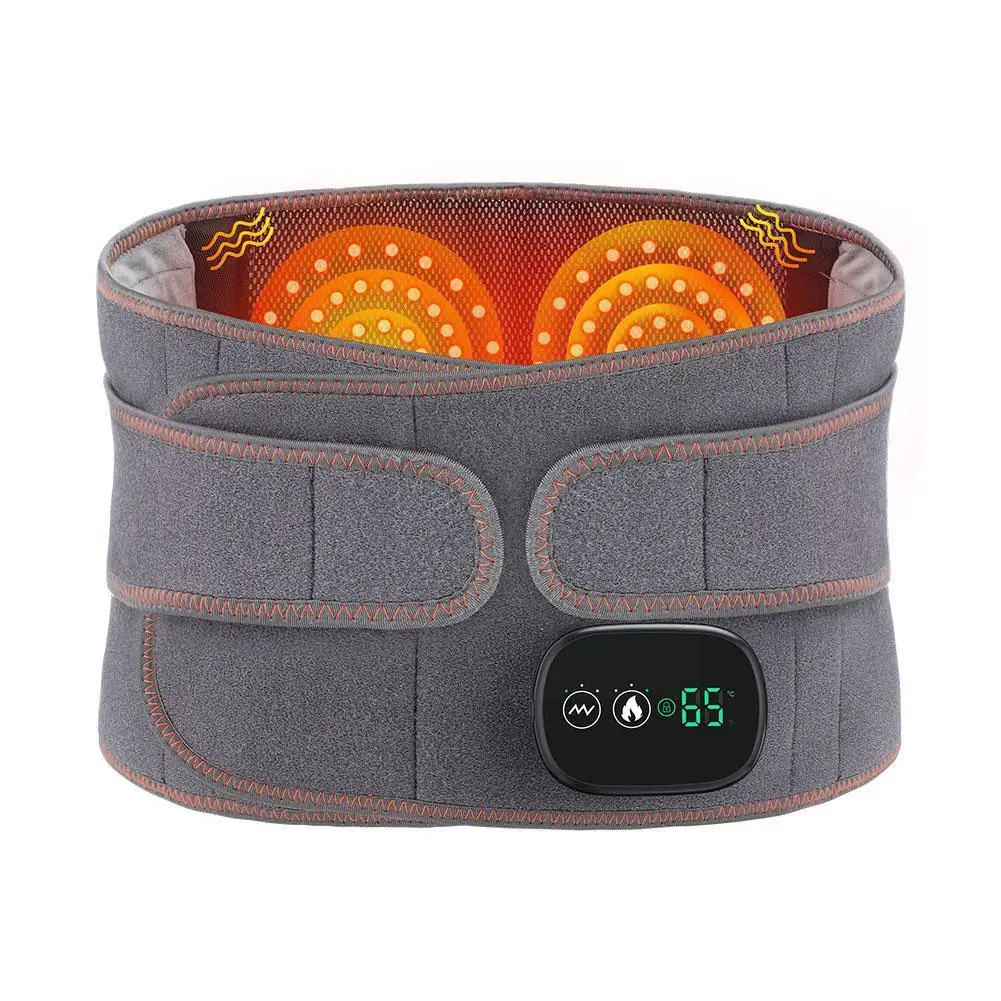 

Far Infrared Heat Therapy Lumbar Support Belt For Lower Back Lumbar Disc Herniation Pain Relief Vibration Waist Massager Gi B1N2