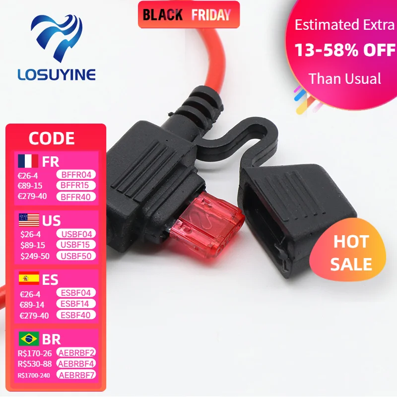 

LOSUYINE Автомобильные предохранители 2 шт.