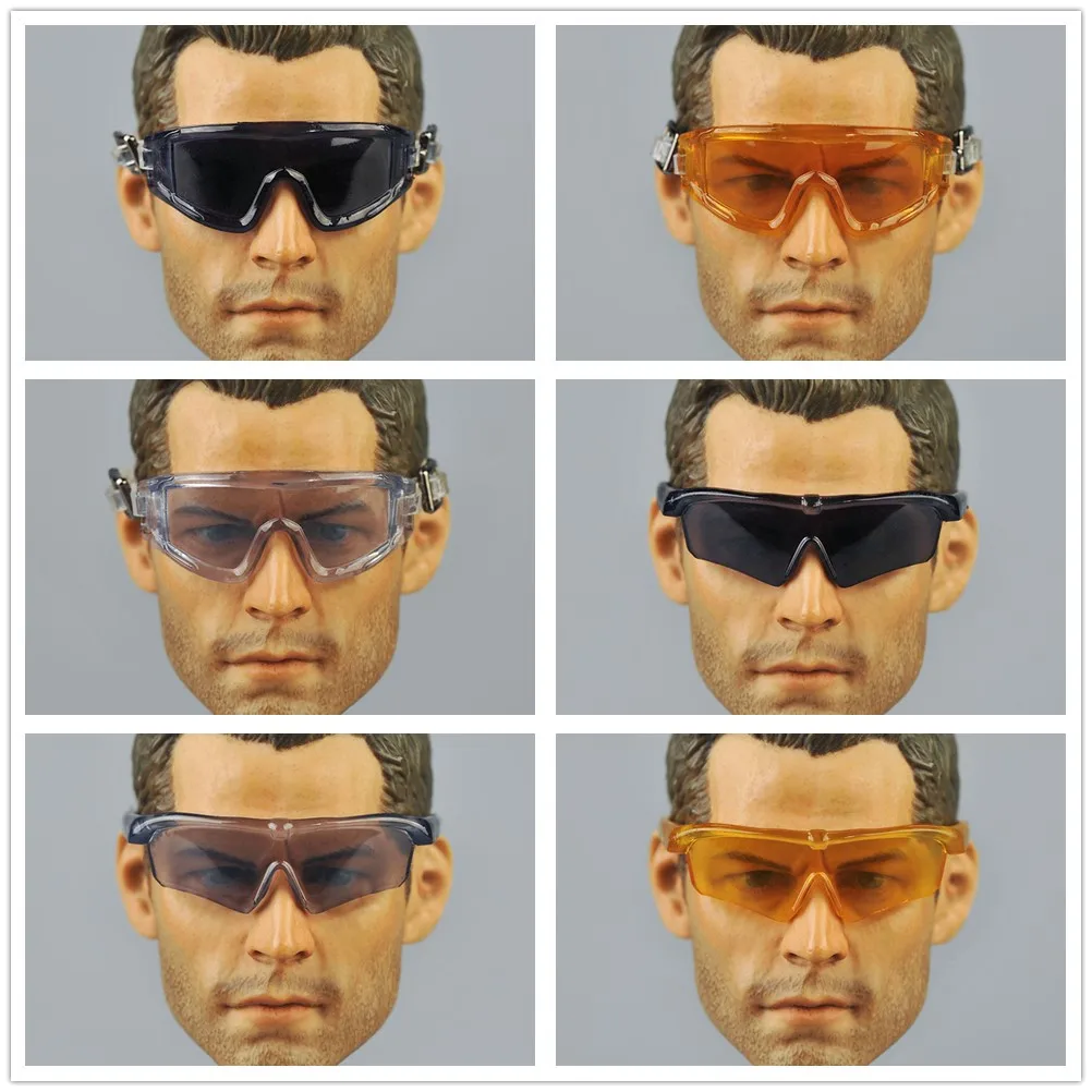 

1/6 ACG-35 ACG-36 Male Soldier Trend Goggles Motorcycle Sand-proof Mirror Accessories Fit 12" Action Figure Body