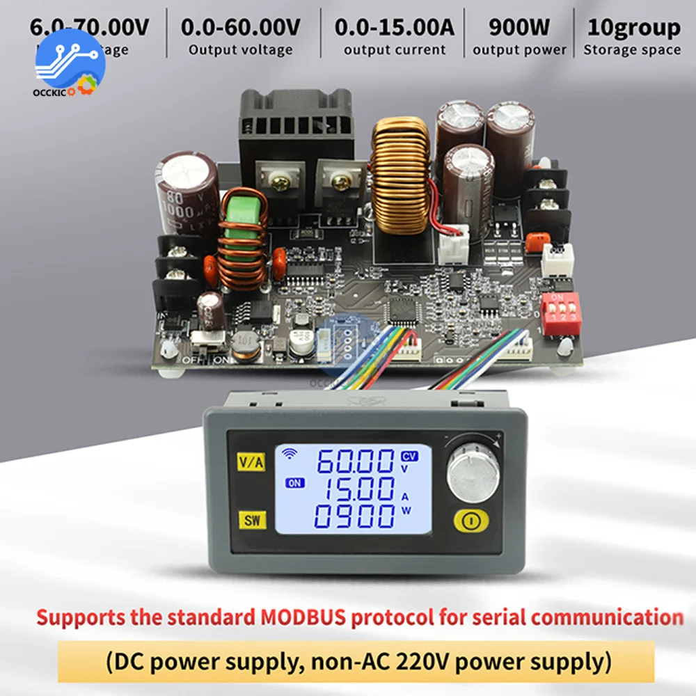 

15A XY6015L CNC Adjustable DC Stabilized Voltage Power Supply Constant Voltage And Constant Current 900W Step-down Module