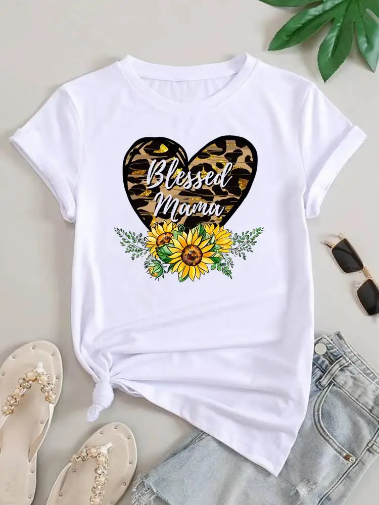 

Женская летняя футболка с коротким рукавом и принтом, с леопардовым принтом