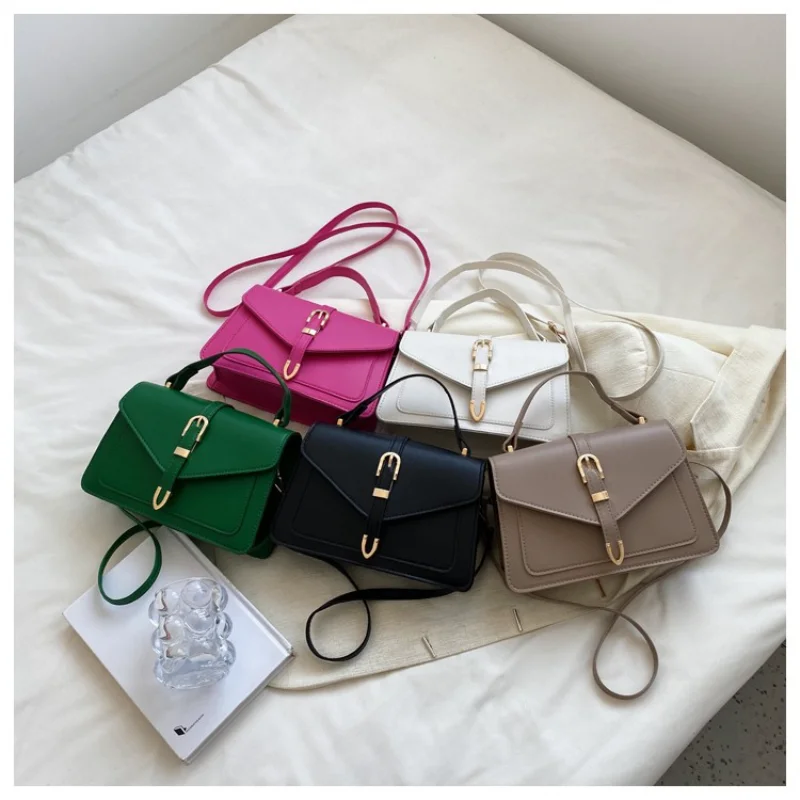 

Текстурная сумка, женская сумка, новинка 2023, женская сумка через плечо, ручная Повседневная простая Корейская портативная маленькая квадратная сумка