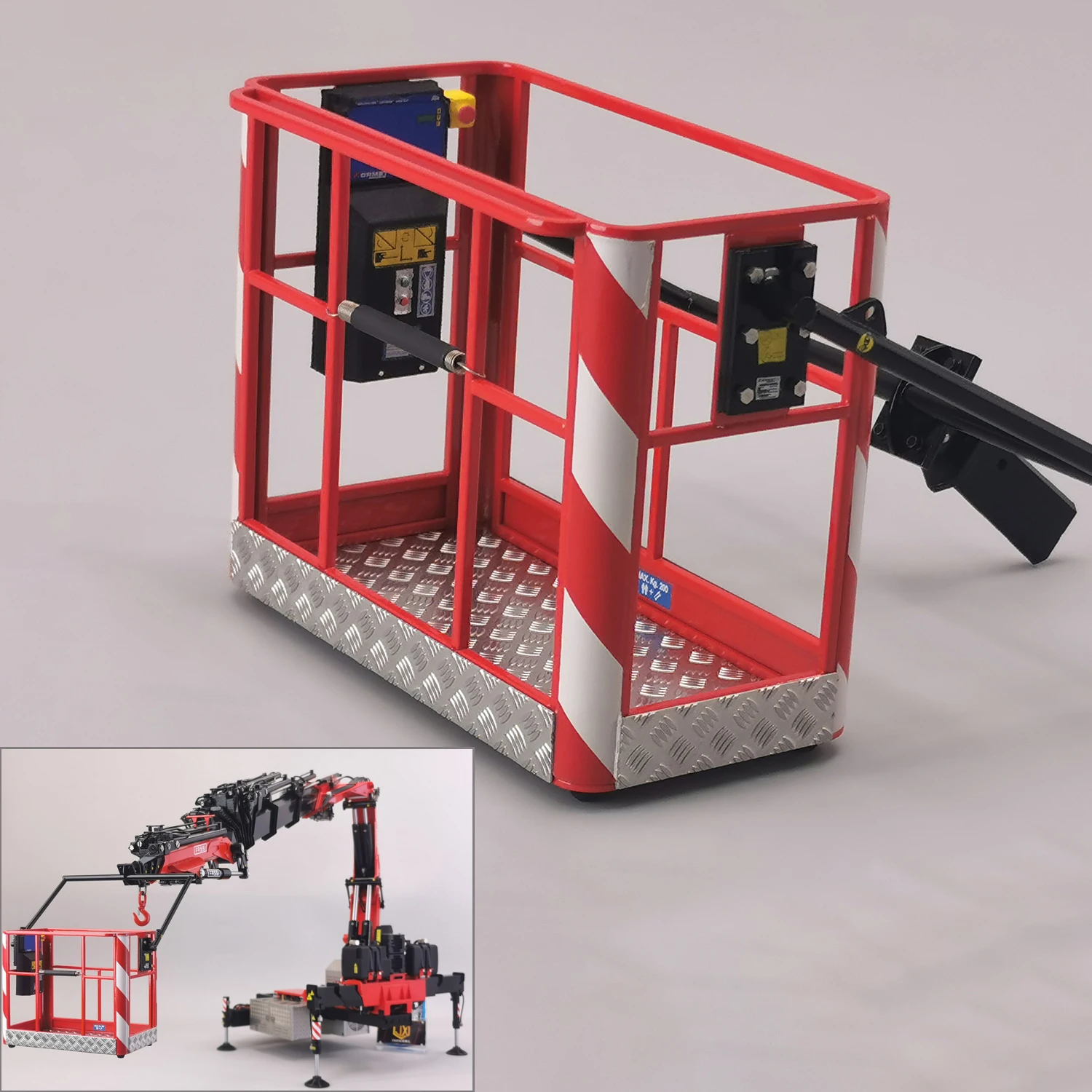 

Metal Operation Cage for 1/14 RC Hydraulic Crane F1650 Remote Control Truck Model Toy Spare Part TH22717-SMT1