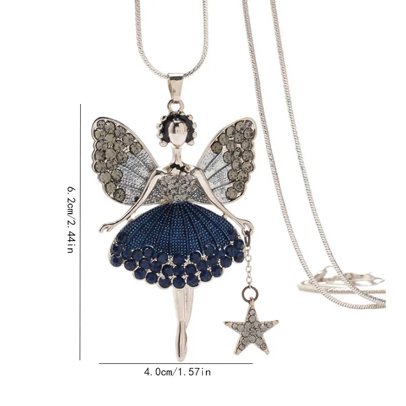 Flyfyp Женская кристаллическая блестящая балетная девушка искусственные крылья