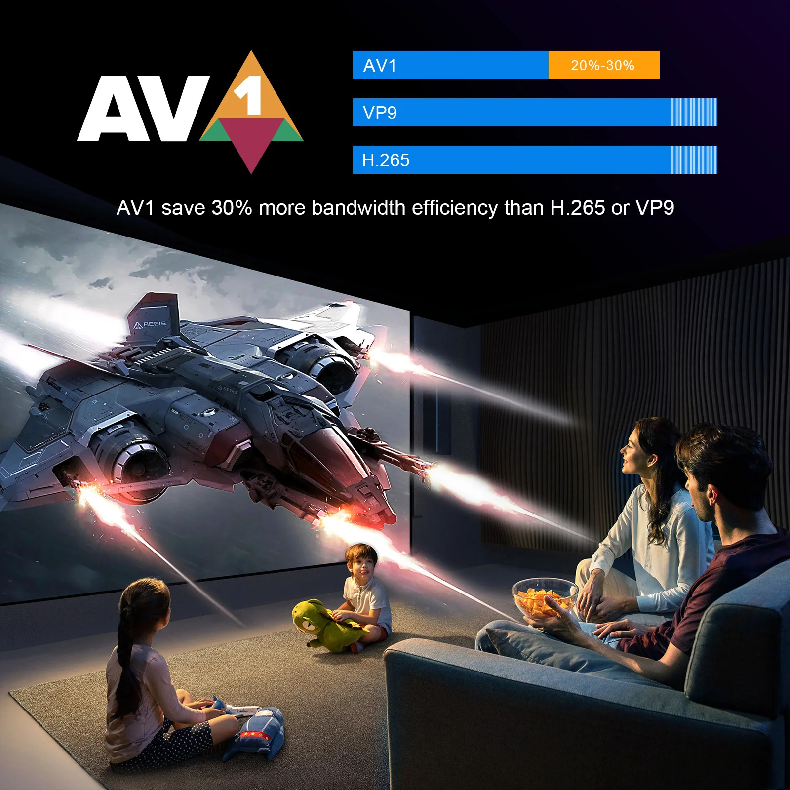 Приставка Смарт-ТВ H96 Max M9 8 ядер 2 + 16 ГБ Android 14 0