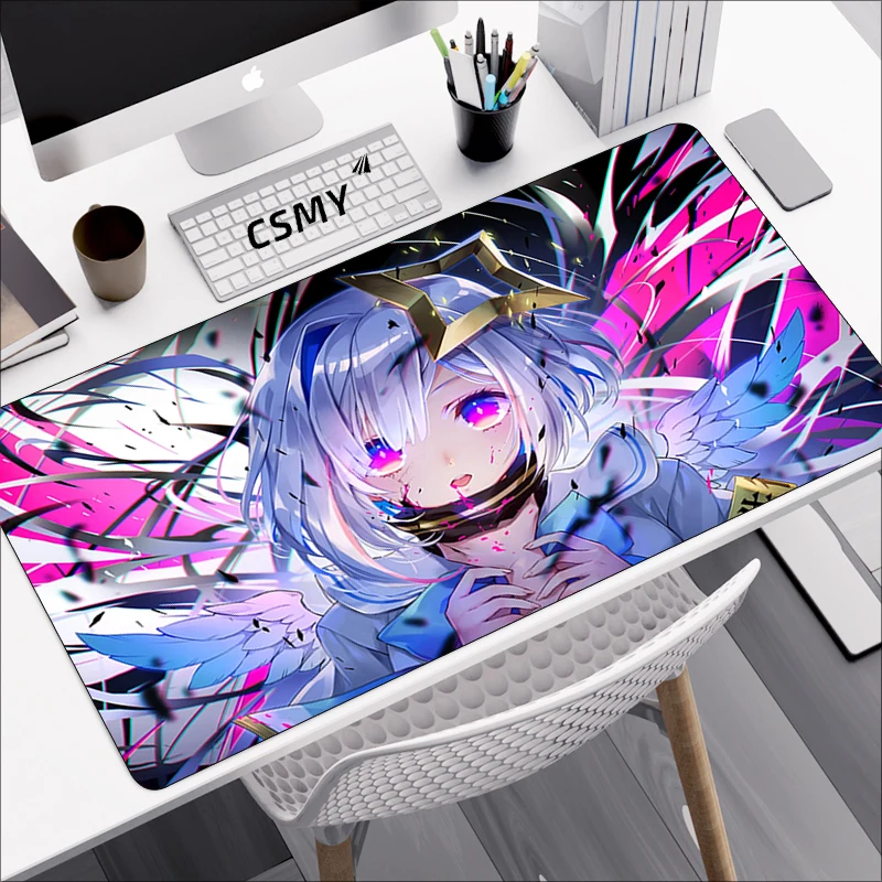 

Gaming Mouse Pad Kawaii Hololive Pc Accessories Desk Protector Deskmat Mousepad Gamer Mats Anime Mause Pads Carpet Mat Large Xxl