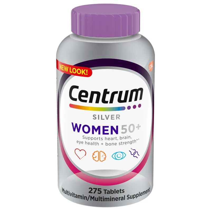 

Multivitamin Multimineral Supplement Women MEN 50+ 275 Tablets Free shipping