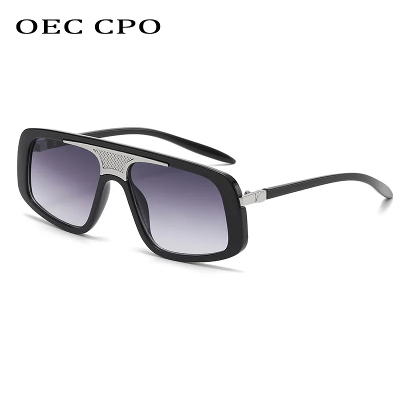 

OEC CPO Fashion Y2K Punk Sunglasses Goggle Men New 2000'S One Piece Sun Glasses Women Trends Shades UV400 Eyewear De Sol Oculos