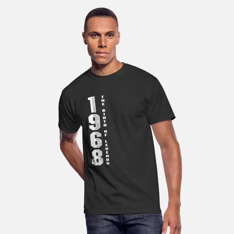 

Футболка мужская Винтажная с надписью "The Birth of Legends", 1968/1969