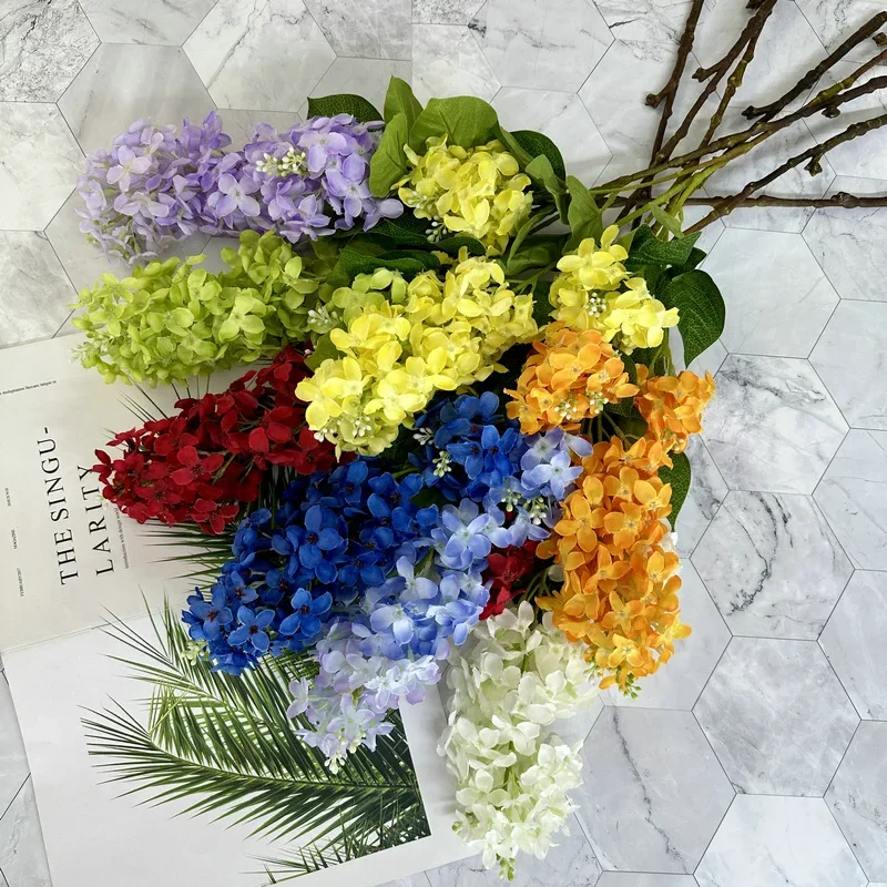 75 см Искусственный сиреневый реквизит для фотосъемки макет свадебного места