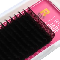 20mm lashes eyelashes for extensions matte volume long false eyelashes silk individual lashes fluffy faux mink eyelash extension