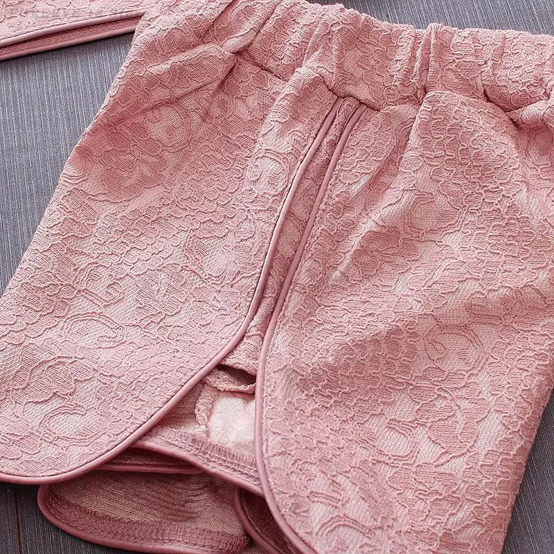 Детский костюм Тан летний винтажный топ на пуговицах с короткими рукавами + шорты