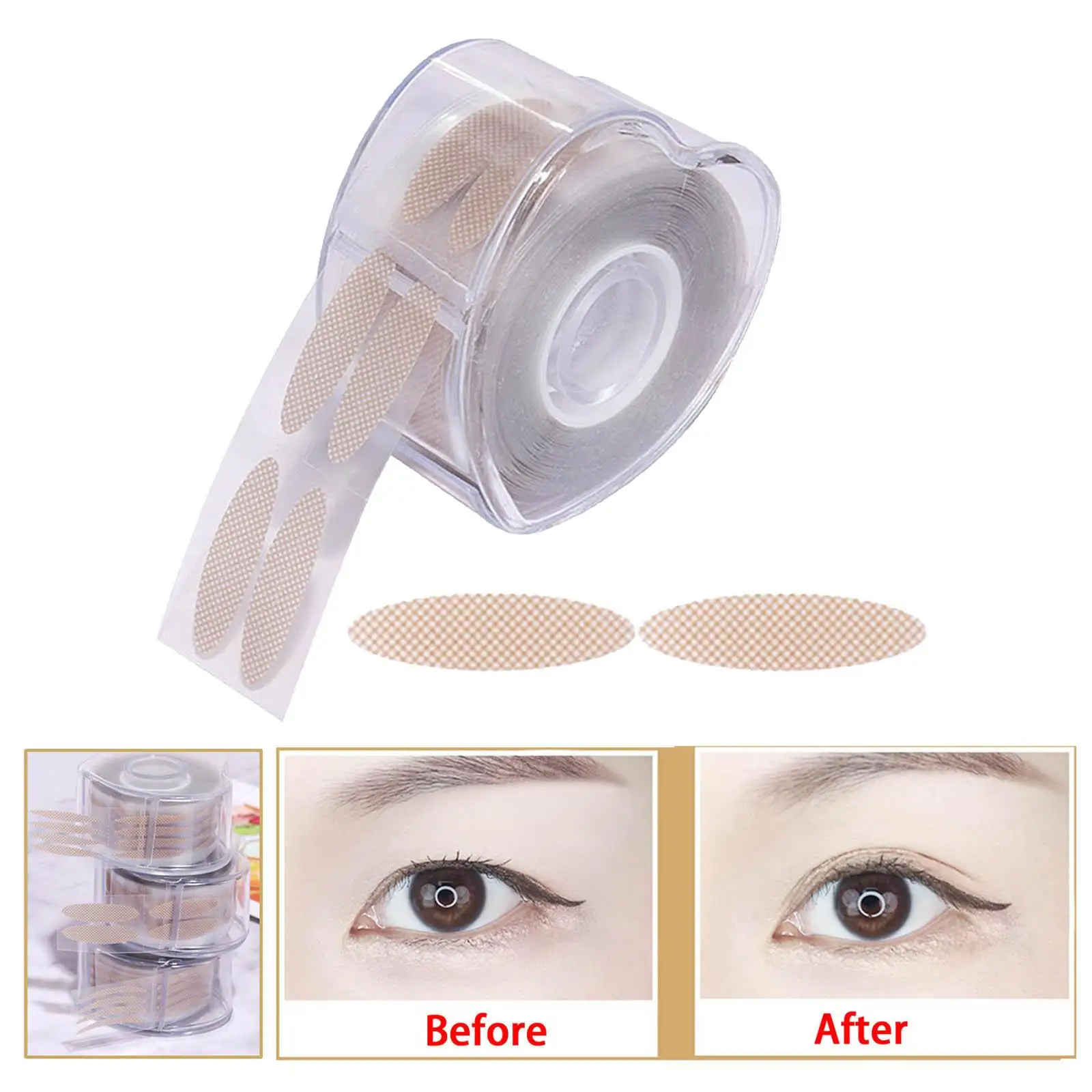 2x600 шт. самоклеящиеся ленты для глаз