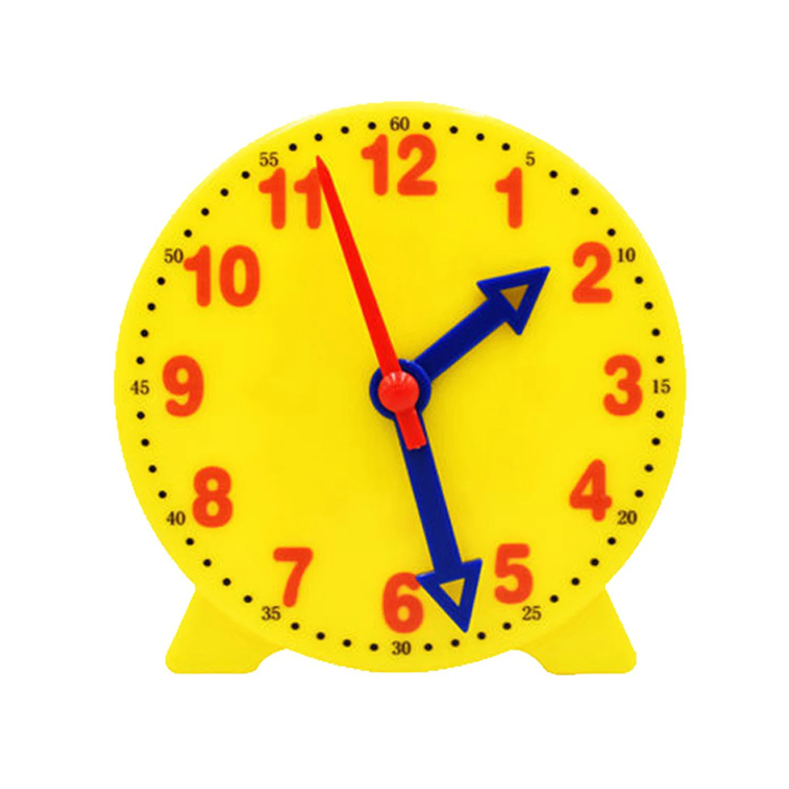 

For Kids Model Time Telling Home School Teaching Aids Demonstration Student Classroom Portable Learning Clock Cognition Gift
