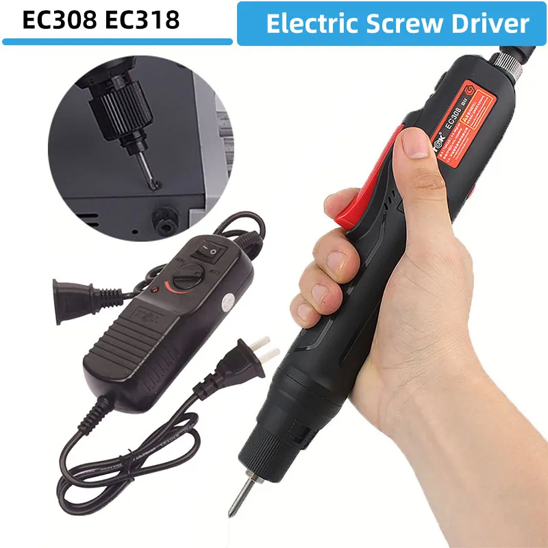 

Electric Screwdriver Adjustable Automatic Electric Batch 60W Industrial Grade in-line Torque Power Tool 110V 220V For Repair DIY