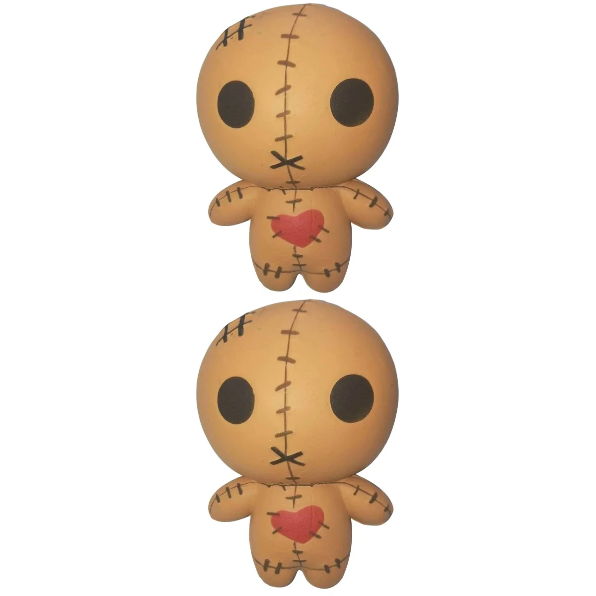 

2pcs Plush Horror Stress Toy Halloween Horror Squeeze Toy Decorative