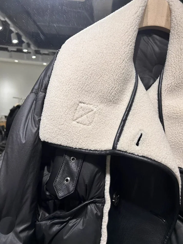 2024 зимние женские пуховики теплое повседневное пальто женская куртка-пуховик