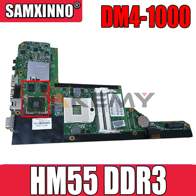 

608203-001 608203-601 For HP Pavilion DM4-1000 Notebook Mainboard 6050A2314301-MB-A04 HM55 216-0774009 DDR3 Laptop Motherboard