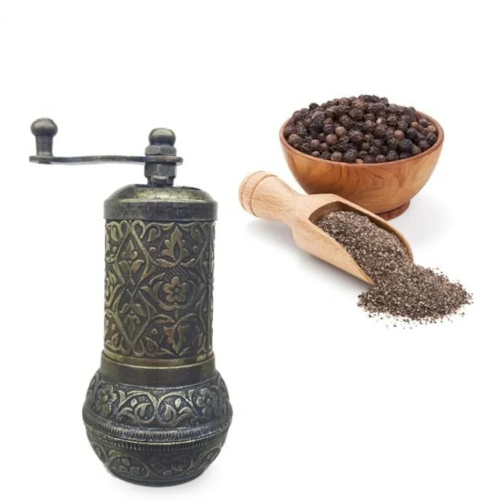 

Pepper Salt Grinder Coffee Spice Grinder Mill Manual Coffee Hand Mill Vintage Decorative