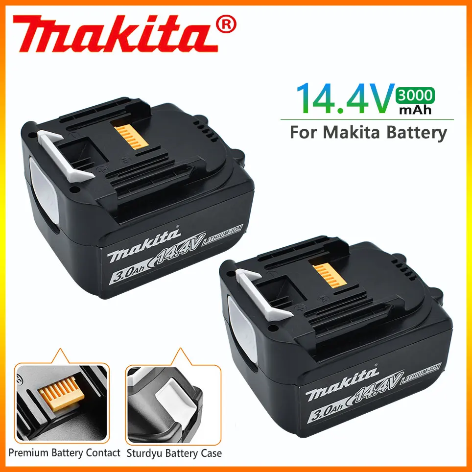 

Аккумулятор Makita BL1430 BL1415 BL1440 14,4-4 3000-0 196875-8 194558 Ач 195444 в, 14,4 В