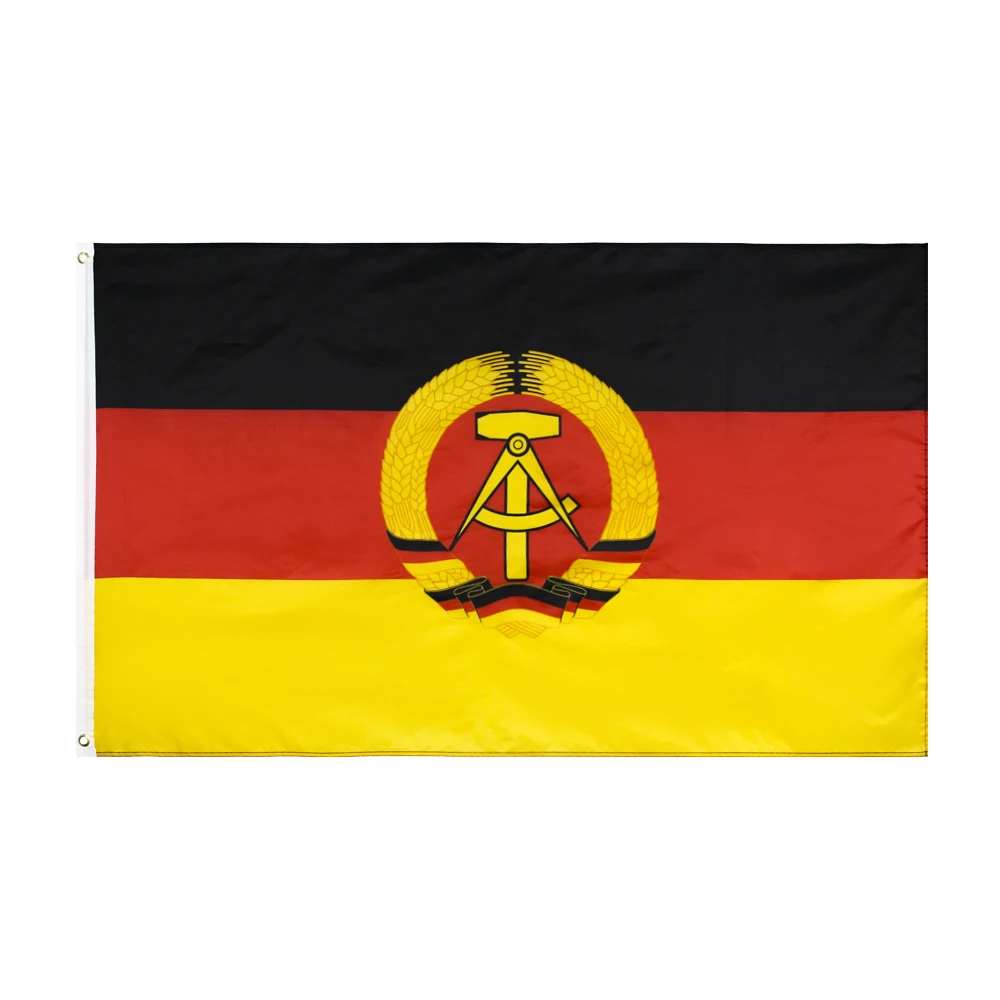 FLAGHUB 60X90 90X150cm German Democratic Republic GDR East Germany Flag For Decoration