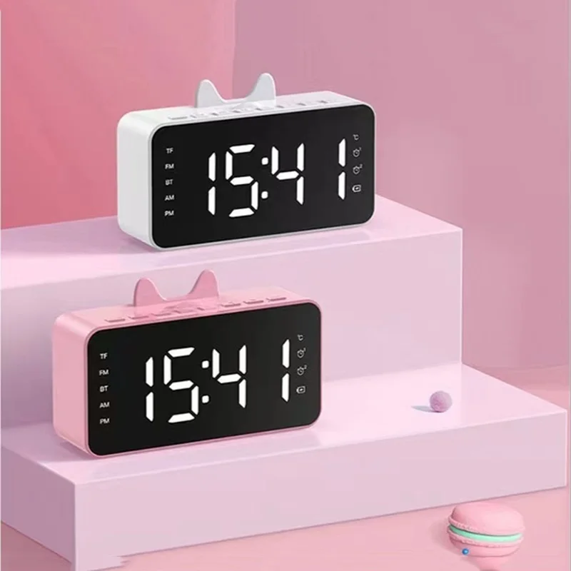 Новая беспроводная Колонка G9 световая Bluetooth часы с поддержкой портативного аудио