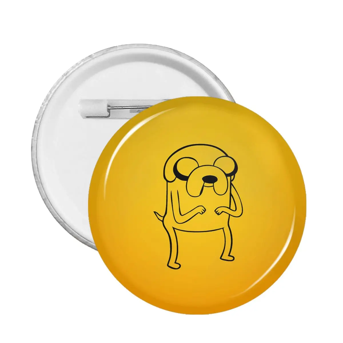 

Adventure Time Anime Badge Gifts Cute With Finn and Jake Lapel Soft Button Pin Round Badges for Clothing Brooch Pin
