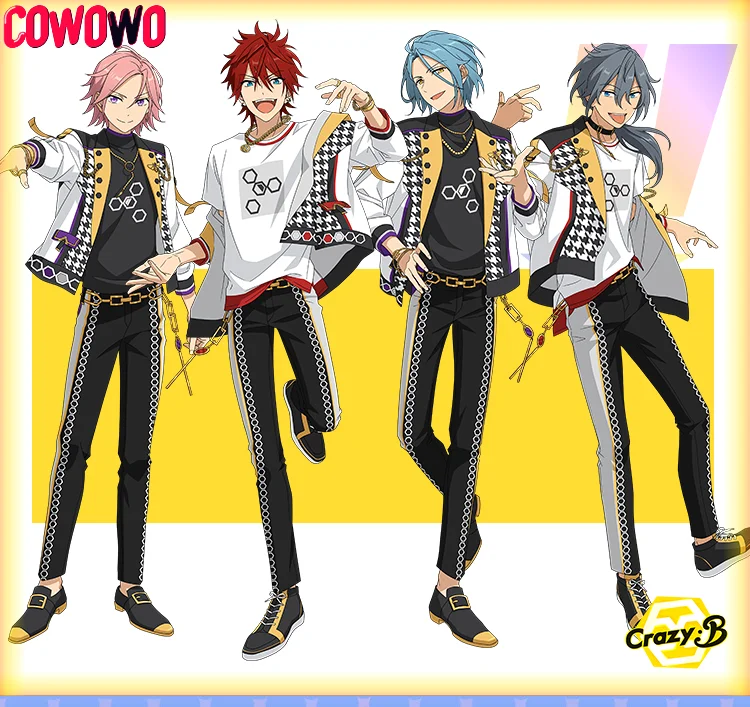 Аниме! Ансамбль Звезд Новая группа Crazy:B HiMERU Amagi Rinne Oukawa Kohaku Shiina Niki Красивая