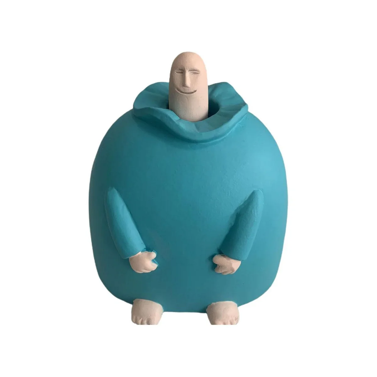 

Smiling Finger Table Decor Hand Erect Middle Finger Up Ornaments Home Office Desk Figure Toys Gifts