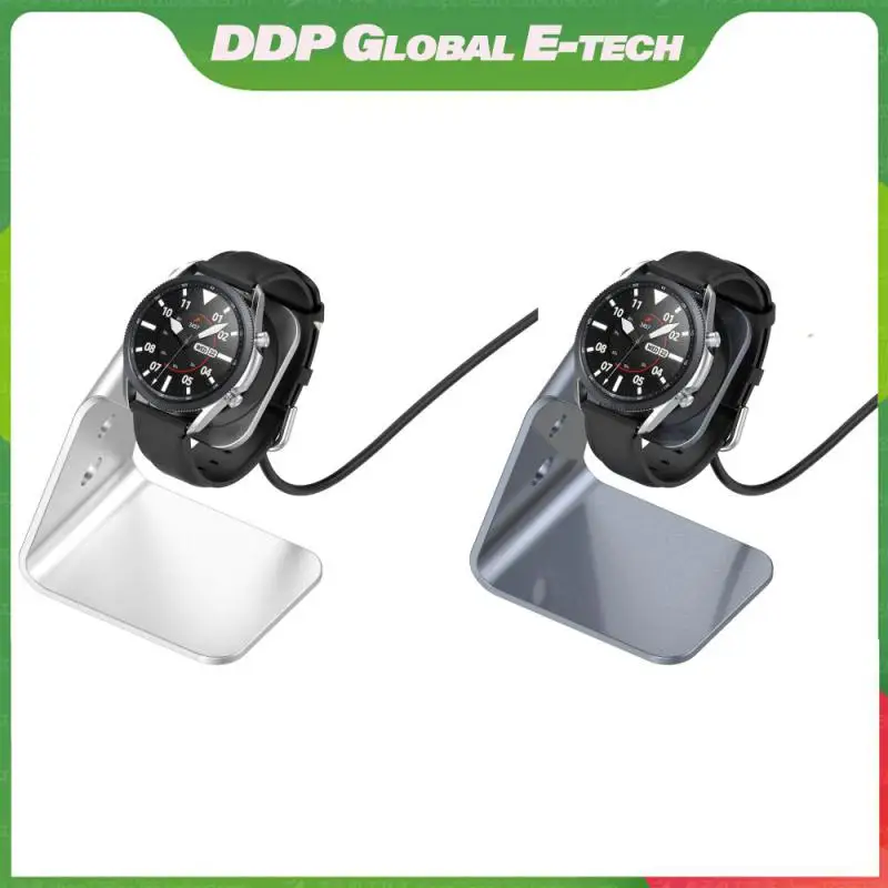 

Charger Holder Charger Dock Aluminum Alloy Charger Fast Charging For Samsung Galaxy Watch Active 2 Wireless Charger Smart Watch