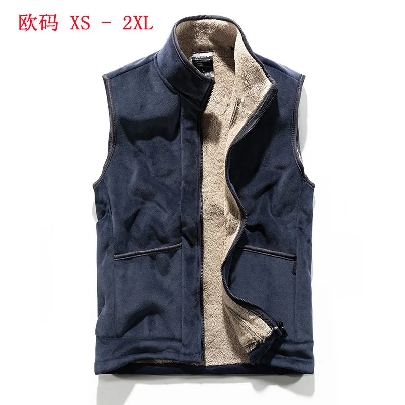 

Vest Fleece Man Autumn and Winter lined
